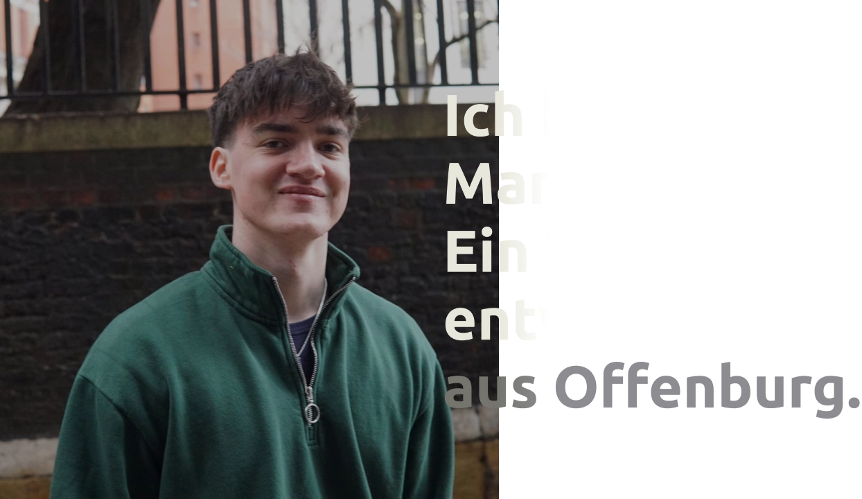 Porträt von Marc Griese, Webentwickler aus Offenburg